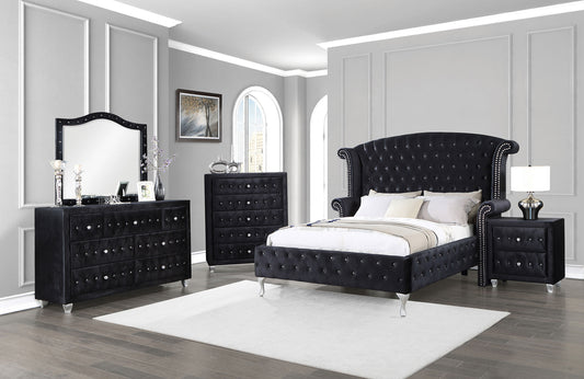 Deanna 5-piece California King Bedroom Set Black
