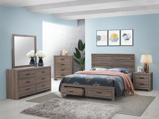 Brantford 5-piece Queen Bedroom Set Barrel Oak