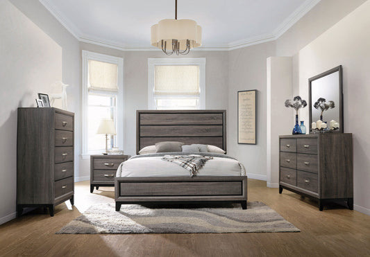 Watson 5-piece Queen Bedroom Set Grey Oak