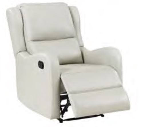 Kelsey Upholstered Recliner Chair Ivory