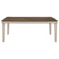 Ronnie 5-piece Starburst Dining Table Set Khaki and Rustic Cream