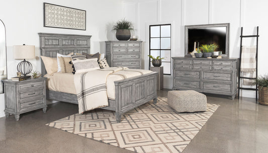 Avenue 5-piece Queen Bedroom Set Weathered Grey