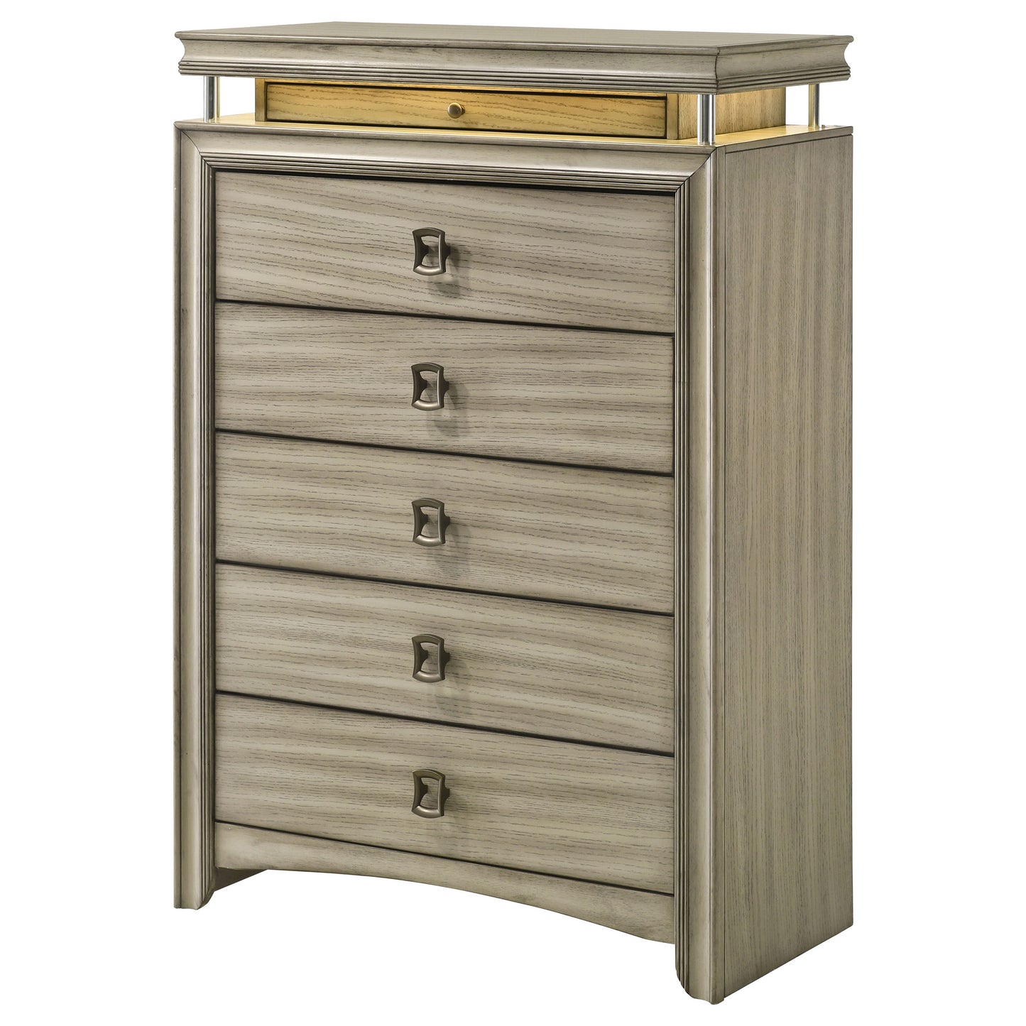 Giselle 6-drawer Bedroom Chest Rustic Beige
