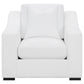 Ashlyn Upholstered Sloped Arms Chair White