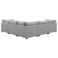 Cambria 6-piece Upholstered Modular Sectional Grey