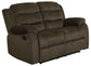Rodman Upholstered Tufted Living Room Set Olive Brown