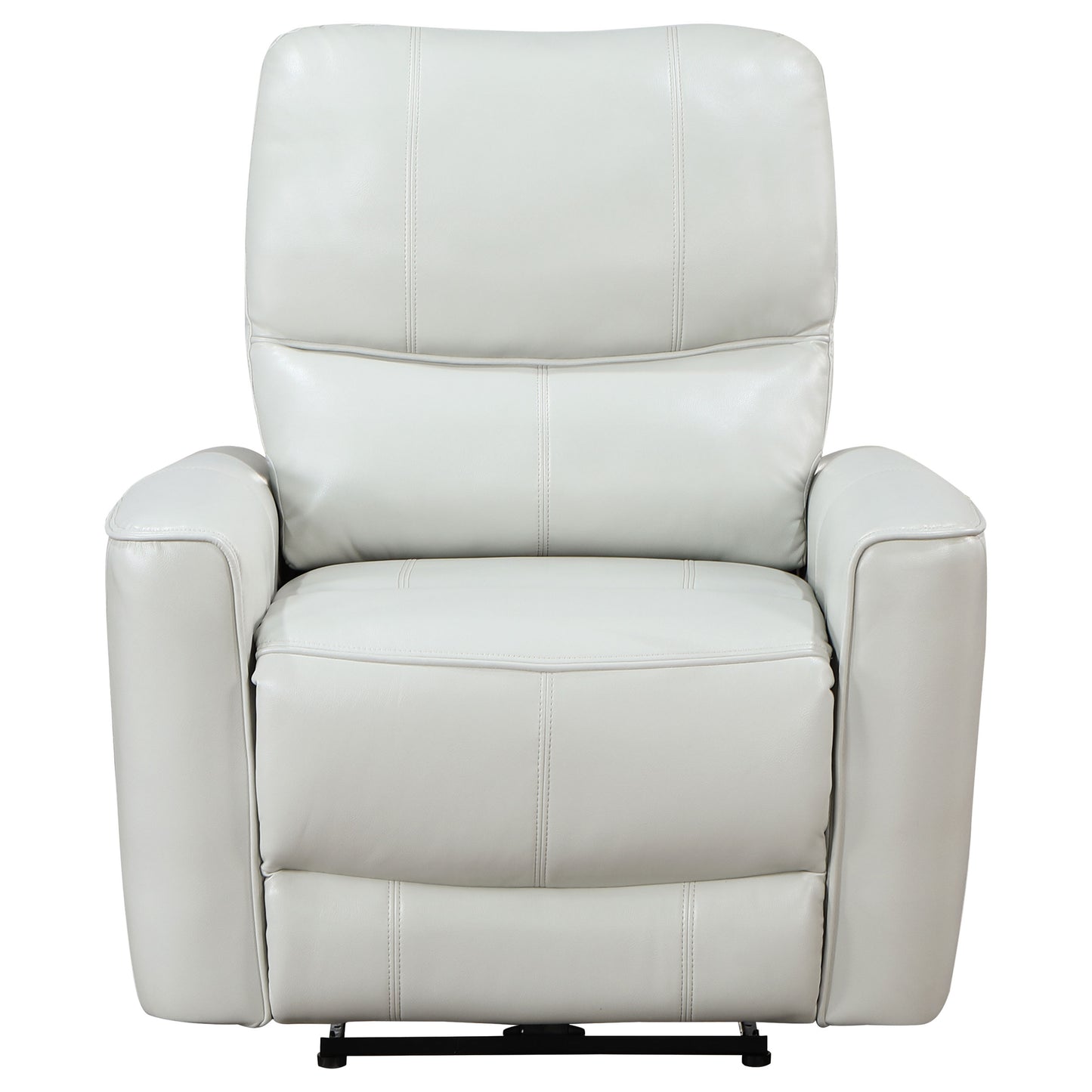 Greenfield Upholstered Power Recliner Chair Ivory