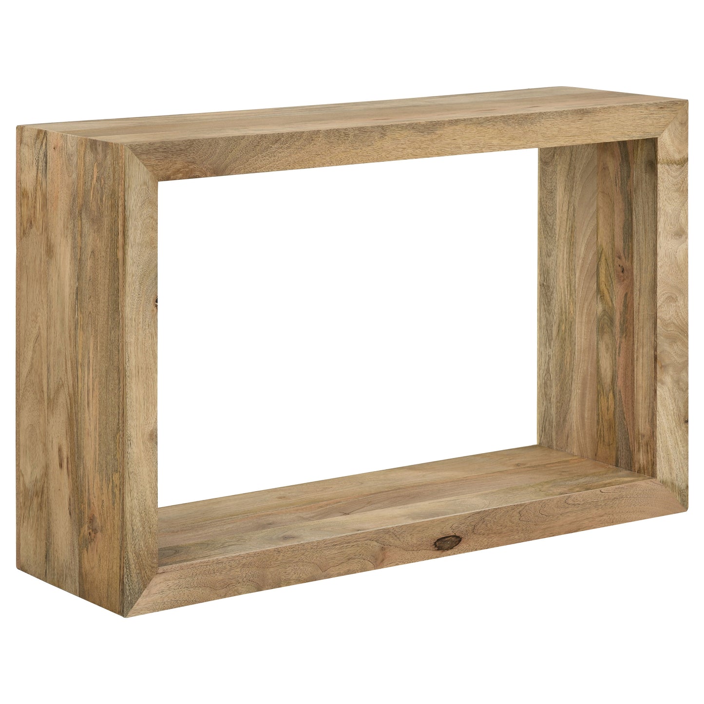 Benton Rectangular Solid Wood Sofa Table Natural