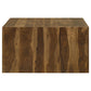 Odilia Square Solid Wood Coffee Table Auburn