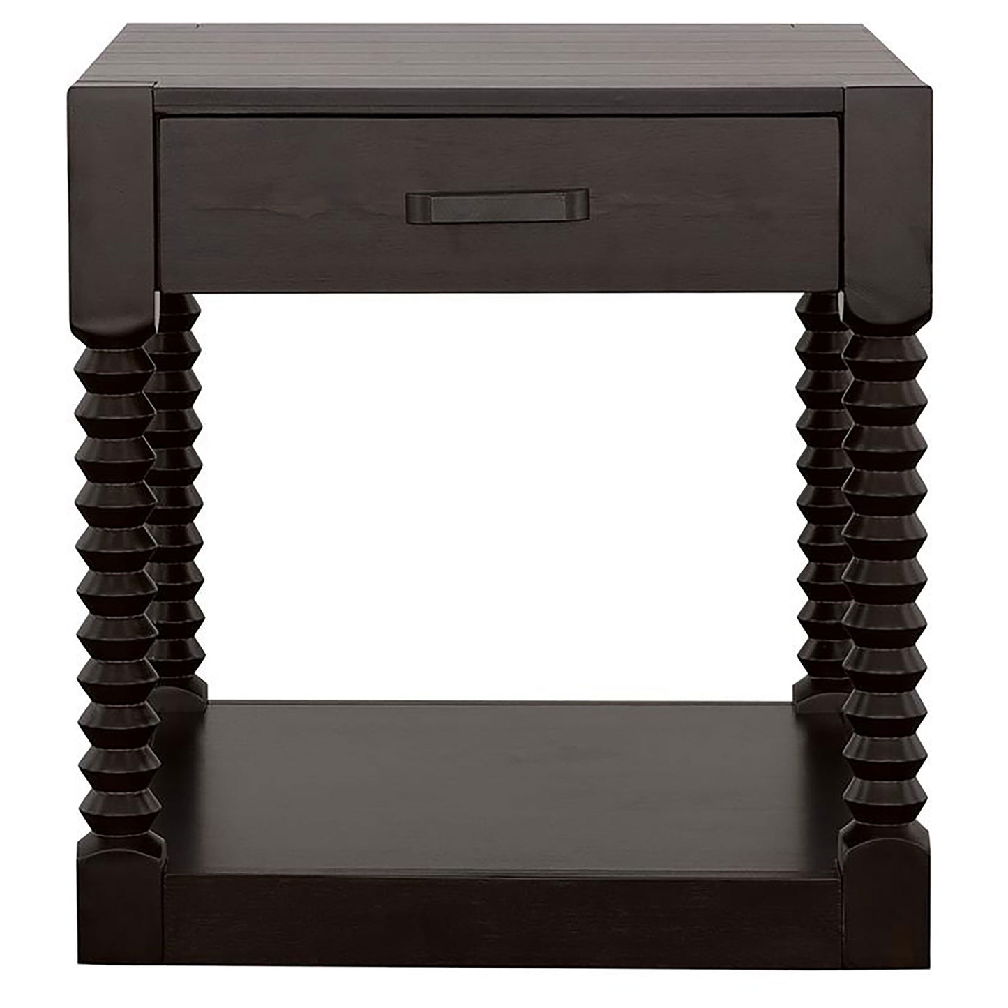 Meredith 1-drawer End Table Coffee Bean