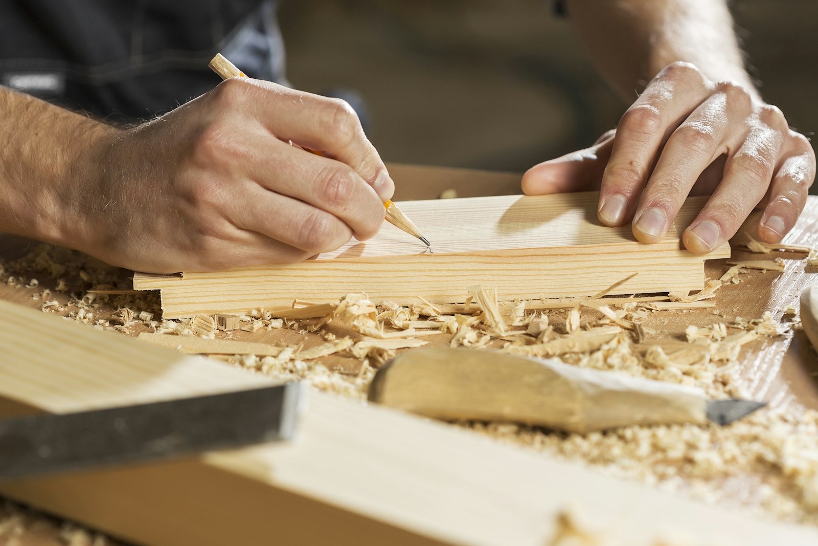 Close-up of drawer joinery, the clearest indicator of dresser construction quality