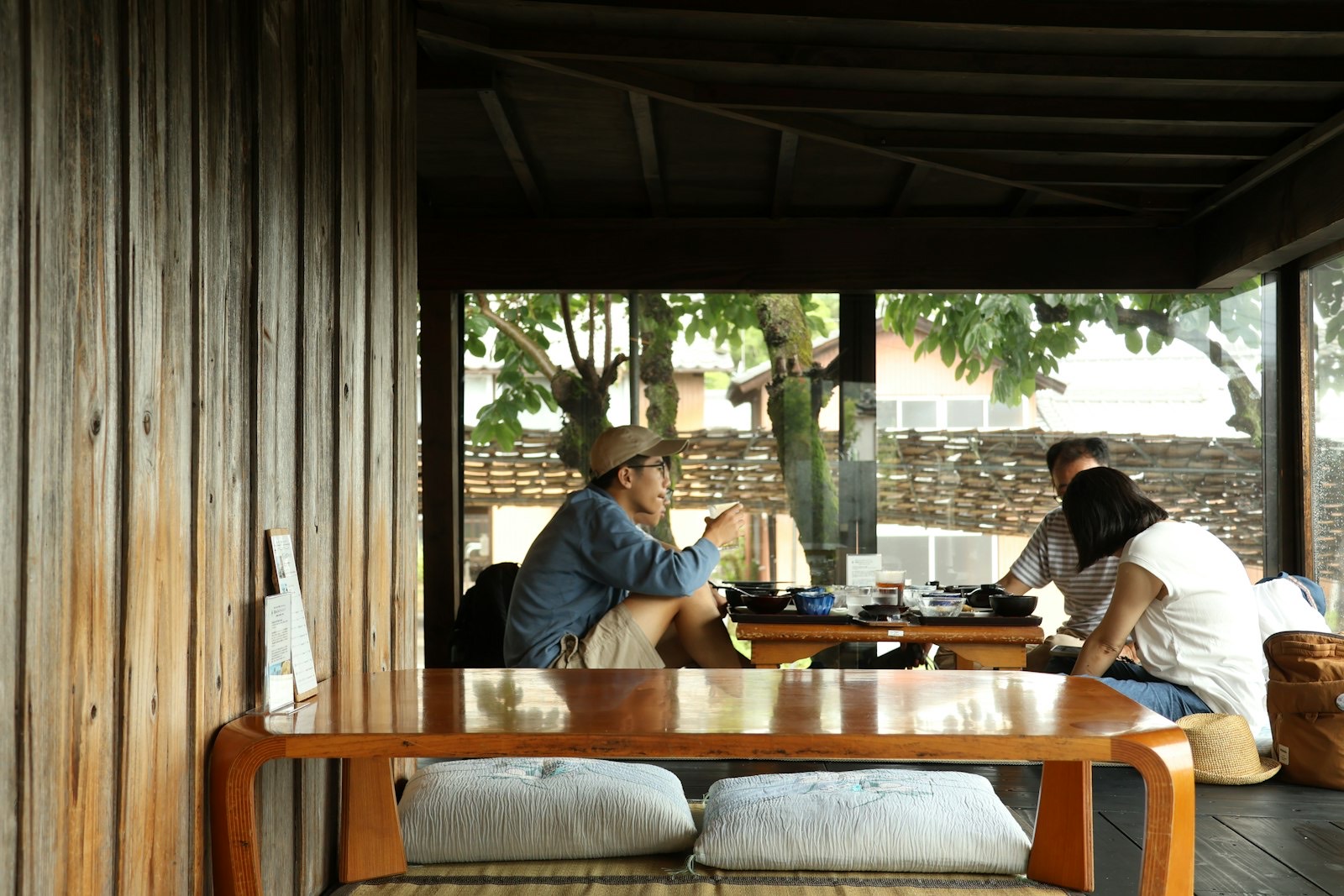 Large dining table set for a group, the scenario an extending table is bought for