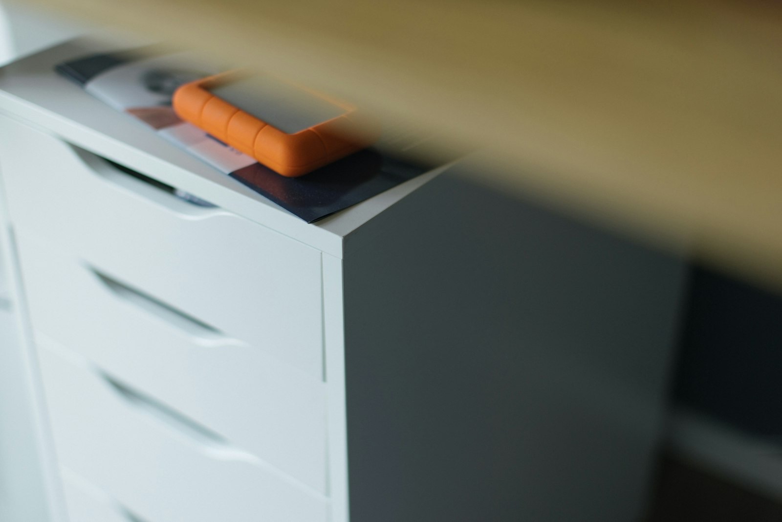 Tall chest of drawers that holds similar storage in a narrower footprint than a standard dresser